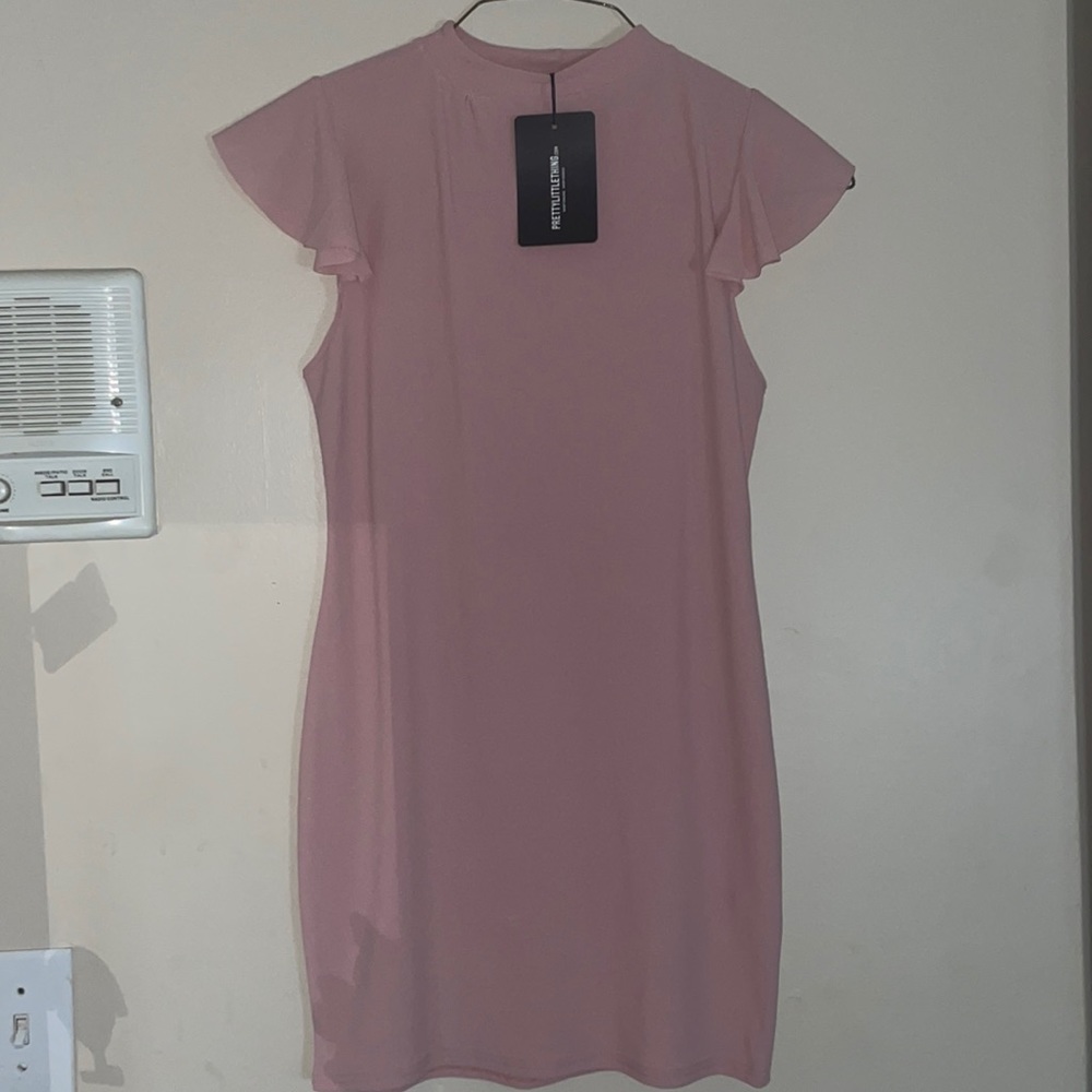 Pink Bodycon Mini Dress